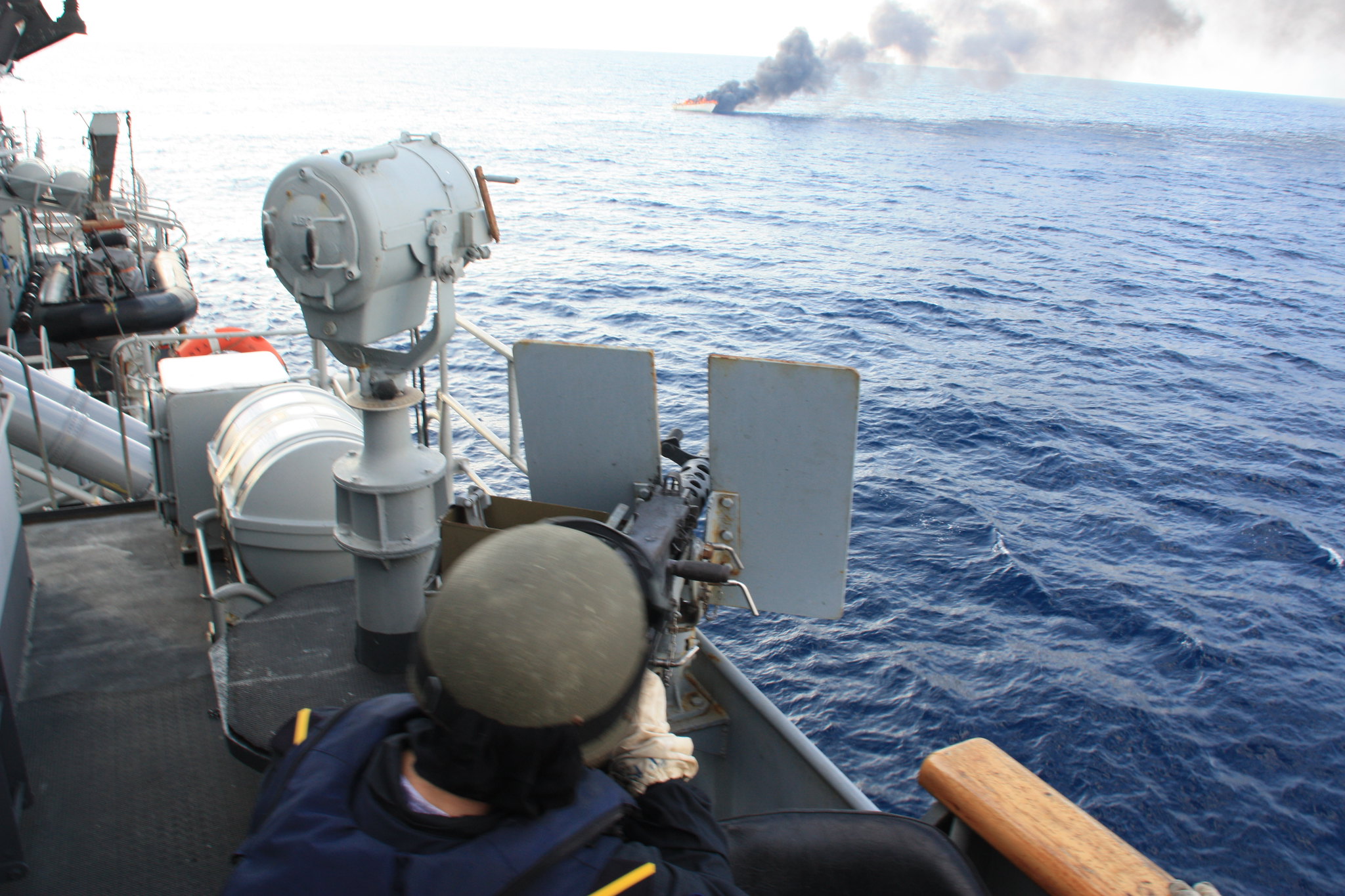 Pirates attacking? https://www.flickr.com/photos/eunavfor/8250044062